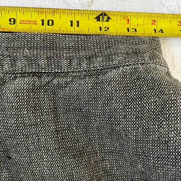 Vintage Flax by Jeanne Engelhart Green Brown Knit Trouser Pants High Rise Size M - Picture 8 of 9